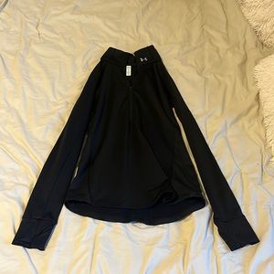 black under armor quarter zip up